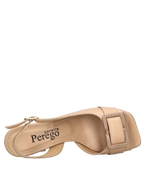 Sandali in pelle SORELLE PEREGO | S.R 648 NAPPALEGNO